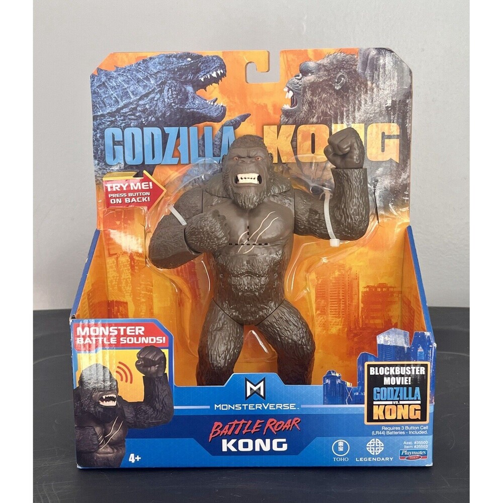 NEW Godzilla versus Kong 7” KONG Battle Roar Action Figure Monsterverse Movie